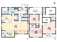 4ＬＤＫとウォークインクローゼットでゆとりのある暮らしが実現。リビングにタタミコーナーあり＾＾