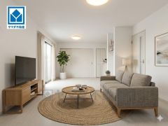 家具はイメージです。断熱性能の窓ガラスを採用。省エネ、光熱費カットにも貢献します。夏は涼しく、冬は暖かく快適に過ごせますよ＾＾