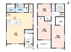 コミュニケーションが取りやすいリビング階段＾＾主寝室にWIC付き＾＾