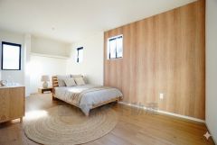 家具はイメージです。ご夫婦お二人のプライベートシーンを演出する寝室は、大容量のウォークインクローゼット付き。