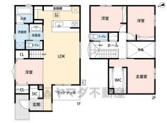 玄関にはSIC付き＾＾主寝室に大容量のWICなど収納スペースが充実＾＾