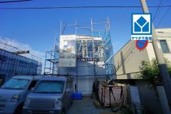 3号地。現地（2026年7月16日）撮影。南向き、陽当たり、風通し良好＾＾収納大充実の間取り＾＾