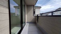 雨に濡れにくいインナーバルコニーは家事を助けてくれること間違いなし。