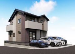 シンプルでいつまでも飽きのこないデザインが周囲の環境に調和し、どんなご家族にもフィットするデザインです。