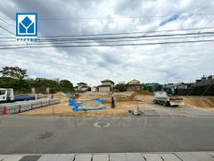 現地（2026年4月13日）撮影。 全9区画の新築戸建が新登場です＾＾ JR＆西鉄バスのダブルアクセス可能＾＾