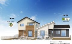 完成予想図。10年間の瑕疵保証が付いた安心の新築戸建。最新の設備で気持ちの良い新生活を送りませんか。