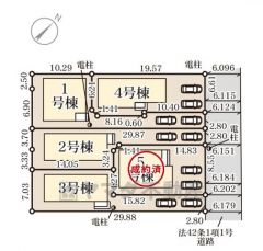 3号棟。5号棟成約済み。カースペース2台分あり＾＾