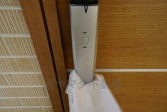 かざすだけで開閉できる、タッチキー採用の玄関。お買い物帰りで、両手がふさがってきても簡単に中に入れます＾＾