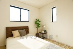 写真はイメージです。2面採光を確保した明るい室内は、風通しも良く、大変居心地の良い空間となっております。爽やかな風を感じて起きる朝は、快適生活の始まりに。