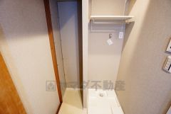 室内洗濯機置場には水漏れを防ぐ防水パン完備。