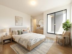 家具はイメージです。寛ぎの時間を紡ぎだす主寝室は、大型ベッドを置いても余裕の広さを確保しています＾＾