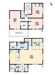 LDKとタタミコーナーを合わせると22.5帖の大空間となります。内覧も出来ますのでお気軽にお問い合わせください。