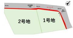 1号地。土地面積55.06坪＾＾ゆとりある敷地で、夢が広がる住まい計画＾＾
