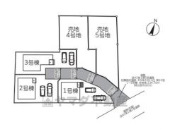 （5号地）上下水道引き込み済み。更地渡し。