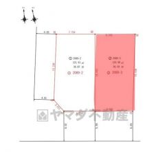 2号地。建築条件なし.。
