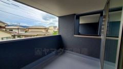 雨に濡れにくいインナーバルコニーは家事を助けてくれること間違いなし。