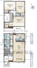 玄関の上部が吹き抜けになった開放感のある設計＾＾主寝室にはＷＩＣ、テレワークルーム付き＾＾