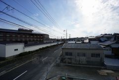 2階バルコニーからの眺望です。前面に遮るものがなく景色を一望できます。