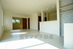 家族が集まる開放的なリビング。思い思いの時間を過ごしたり、家族みんなで食事をしたり、素敵な団らんの場になりますね＾＾