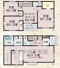 水回りが1ヵ所に集中した家事導線に配慮した間取りです。内覧も出来ますのでお気軽にお問い合わせください＾＾