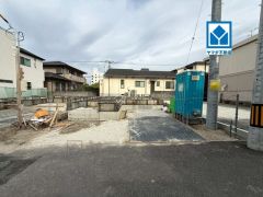 現地（2026年4月6日）撮影。福間駅徒歩4分、小学校も徒歩9分と毎日の通勤・通学・買い物がしやすく、快適に過ごせます。