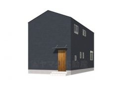 モノトーンの色合いでまとめられた、落ち着きのある家。