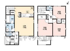 全室2面採光、風の通る気持ちの良い家。