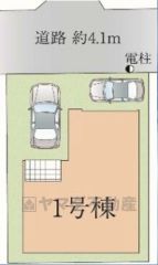 駐車スペースはゆとりある2台分を確保。マイカー用に、お客さま用に、余裕を持ってご利用いただけます。