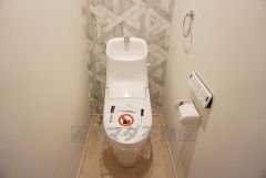 同仕様写真。1階2階の2ヶ所にトイレがあるので、忙しい朝にもゆとりができますね。