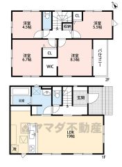 リビングは19帖のゆとりのある空間＾＾ 南東向きで陽当たり良好です＾＾