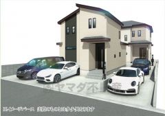 完成予想図。現況と異なる場合は現地優先となります。