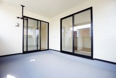 雨に濡れにくいインナーバルコニーは家事を助けてくれること間違いなし。