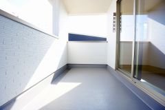雨に濡れにくいインナーバルコニーは家事を助けてくれること間違いなし。