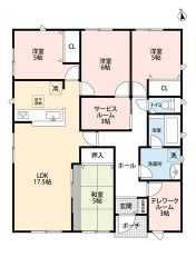 4LDK＾＾全居室収納スペース付きの充実した間取り＾＾