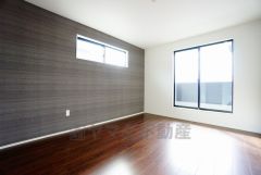 アクセントクロスがオシャレですね。インテリアでどんな部屋にするのか考えるのも楽しみです。