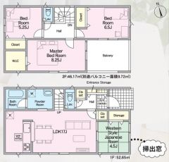 コミュニケーションが取りやすいリビング階段＾＾南向きワイドバルコニー付き＾＾