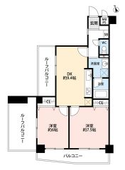2面バルコニーを確保。南向きなので洗濯物も良く乾きそうです。陽当たり、風通し良好です＾＾各居室収納スペース完備＾＾