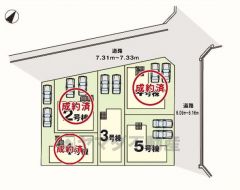 3号棟。1.2.4号棟成約済み。カースペース2台分あり＾＾