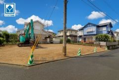2025年10月撮影。敷地面積70坪。建築条件はありませんのでお好きなハウスメーカーで建築出来ます＾＾