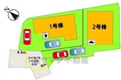 2号棟。カースペース2台分あり＾＾