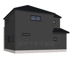 完成予想図。外壁に特殊なコーティングを使用しており、 雨が汚れを洗い流し、日常の汚れからも住まいをしっかり守ります。