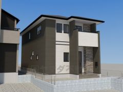 外壁はツートンカラーでスタイリッシュな外観で来客の時が待ち遠しくなりますね。