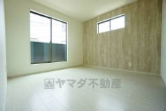 アクセントクロスがオシャレですね。インテリアでどんな部屋にするのか考えるのも楽しみです。