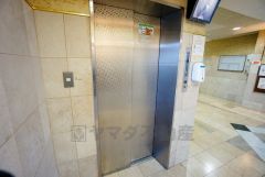 エレベーターホールには外部からの映像がチェックできる防犯カメラモニターが設置されています。防犯対策バッチリです。