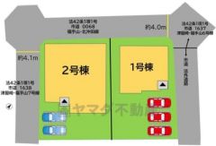 2号棟。カースペース並列3台分＾＾