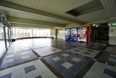 落ち着いた雰囲気の広々としたロビーです。自販機も設置されています。セキュリティ充実。安心のできる暮らしをご提供致します。