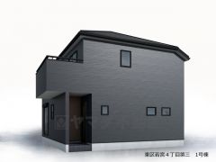 モノトーンの色合いでまとめられた、落ち着きのある家。