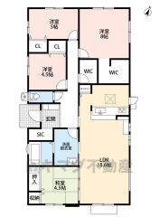 玄関の収納、キッチンのパントリーなど工夫された収納が設けられて便利＾＾憧れの平屋住まい＾＾階段昇降のないストレスフリーな生活始めませんか。