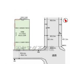 1号地。敷地35坪。