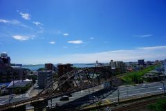 まわりに高い建物がないので、眺望良好です。海を見渡すことができます＾＾